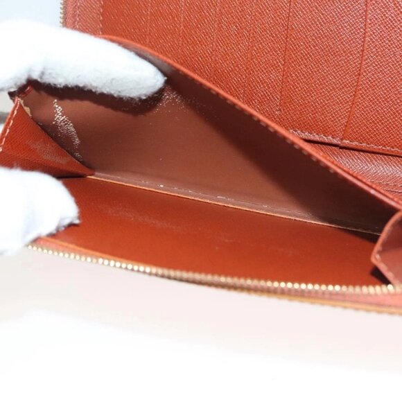 LOUIS VUITTON Epi Agenda geod Wallet Brown LV Auth - Picture 10 of 16